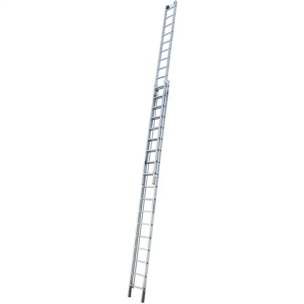 Двухсекционная лестница с тросом ROBILO 2х18 Krause 129871