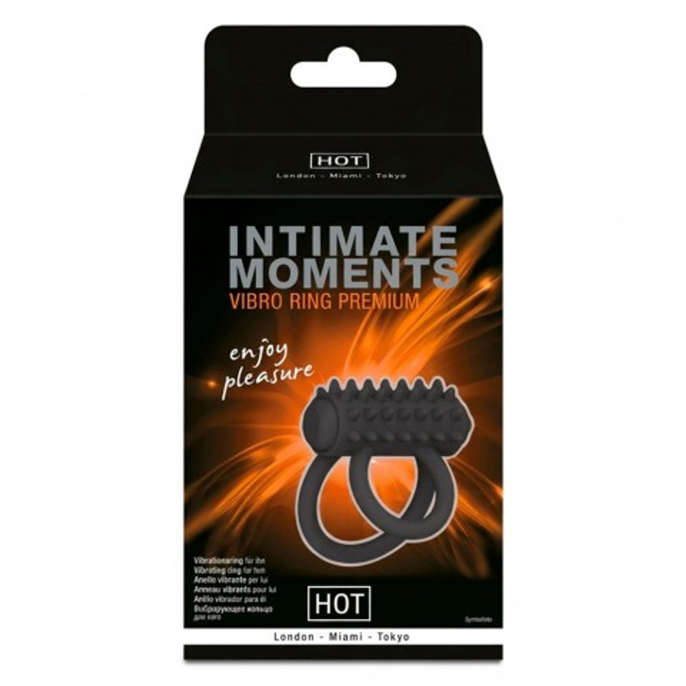 Двойное стимулирующее виброкольцо Premium от HOT