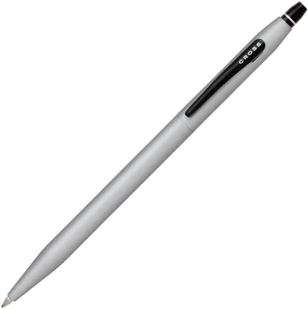 Ручка гелевая Cross Click без колпачка с тонким стержнем Satin Chrome (AT0625-4)