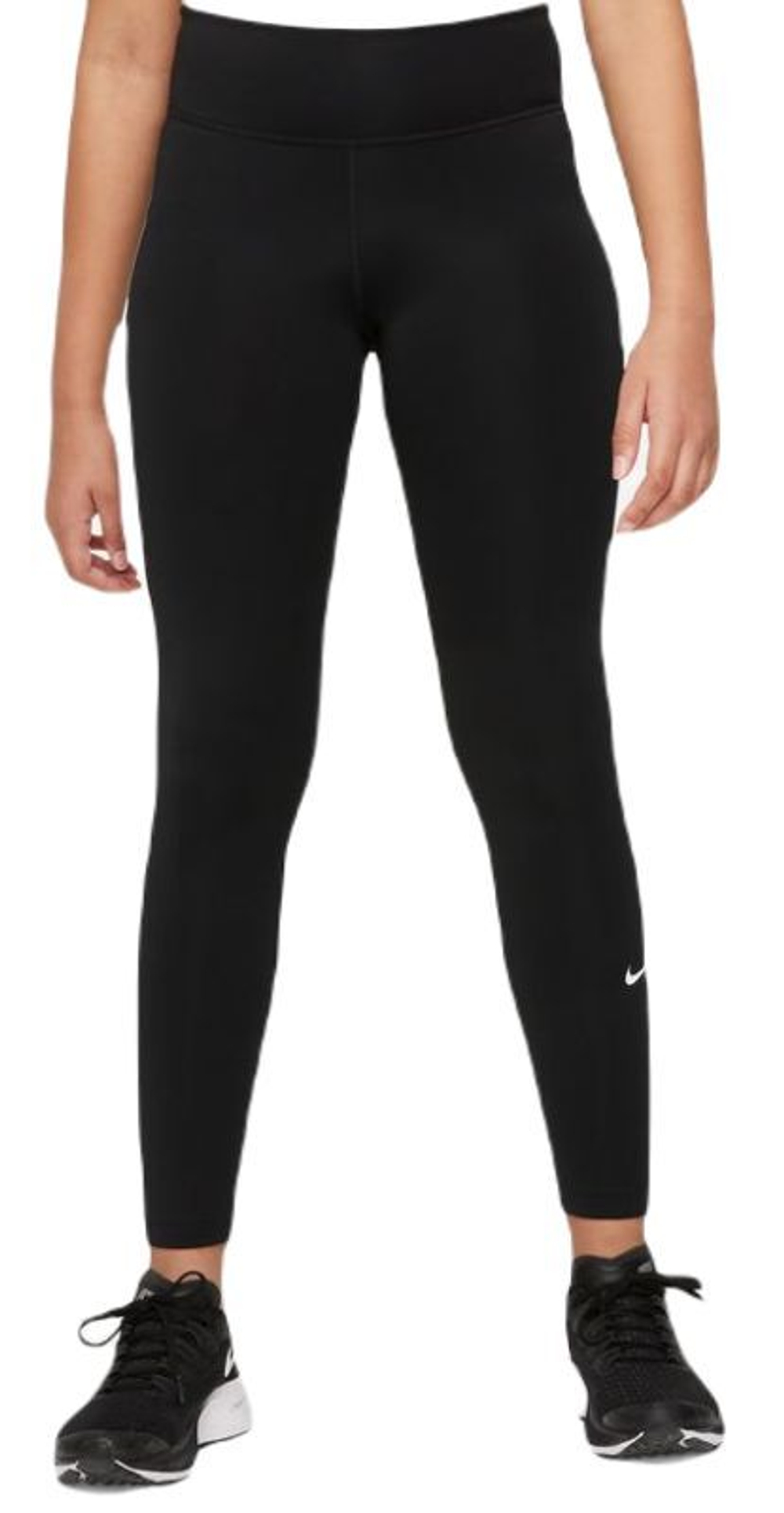 Штаны для девочки теннисные Nike Dri-Fit One Legging - black/white