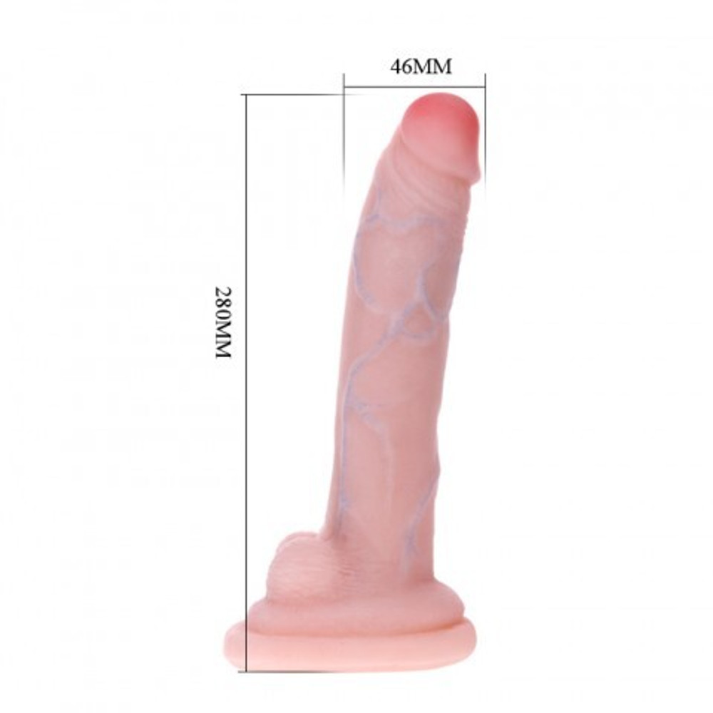 Фаллоимитатор Super Sarver (28×4,6 см) на присоске