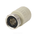 Муфта PP-R комбинированная серая Дн 32х1" с накидной гайкой VALFEX 10139332Г