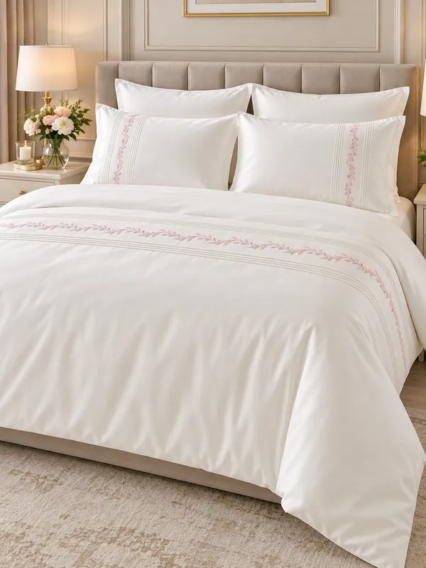Gelin Home КПБ 6 пр. ELMIRA пыльная роза пододеяльник 200*220, простынь 240*260, наволочки 50*70 2шт, декоративные наволочки 50*70 2шт GLNN517