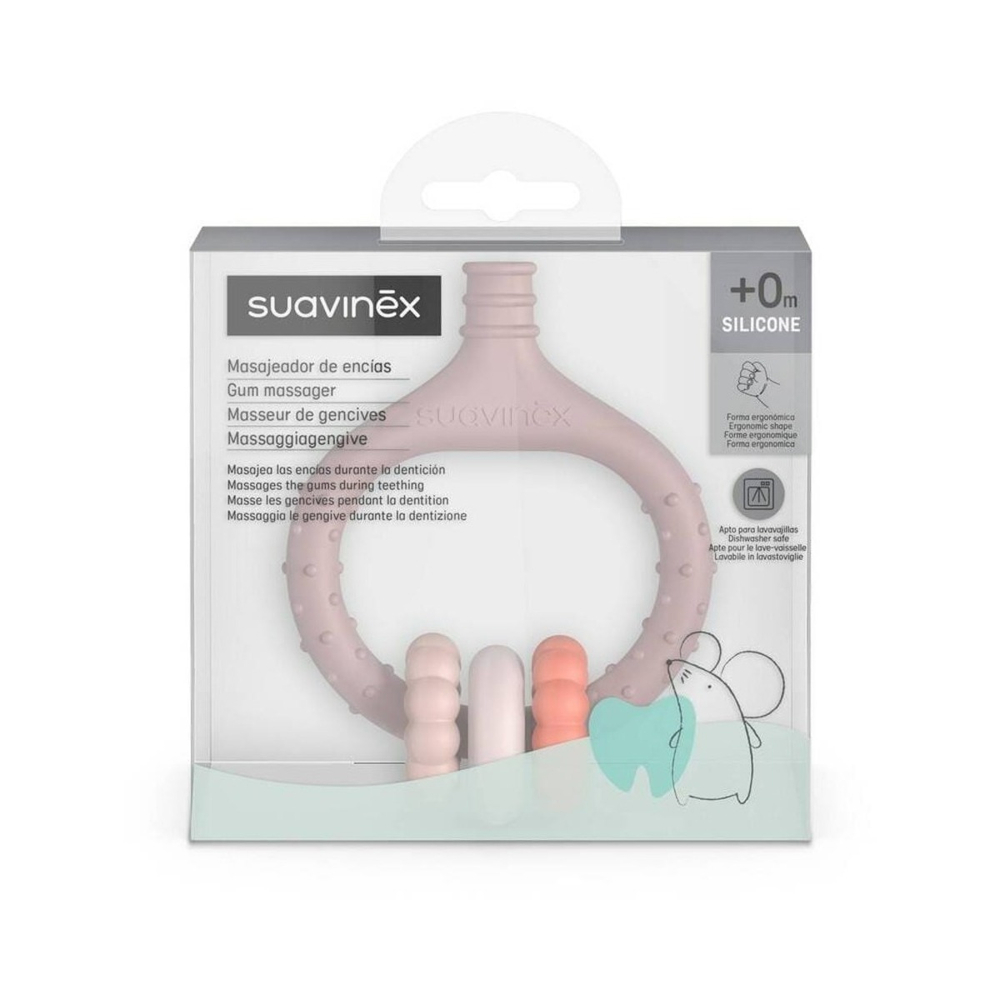 Прорезыватель для зубов Suavinex розовый