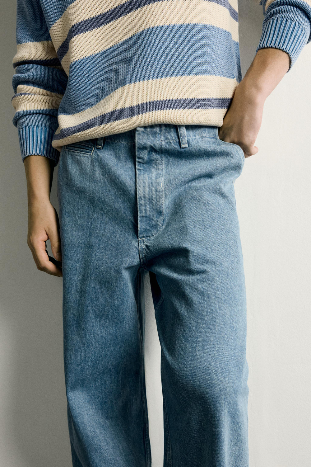 ДЖИНСЫ ЧИНОС STRAIGHT FIT — ZARA