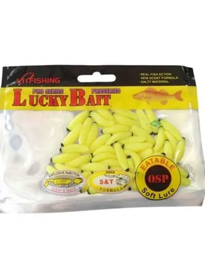 силикон LUCKY BAIT 50 ШТУК опаршь 3 гр 2 см *612