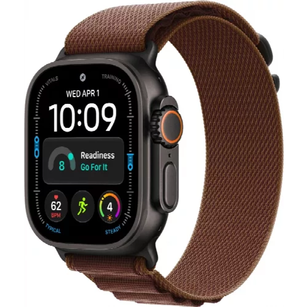 Смарт-часы Apple Watch Ultra 4 49 mm, Black Titanium case | ремешок Alpine Loop | Burgundy, M