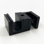 Душевой уголок Дайс (Dice) VSS-4D900CLB, 900*900, черный, стекло прозрачное,