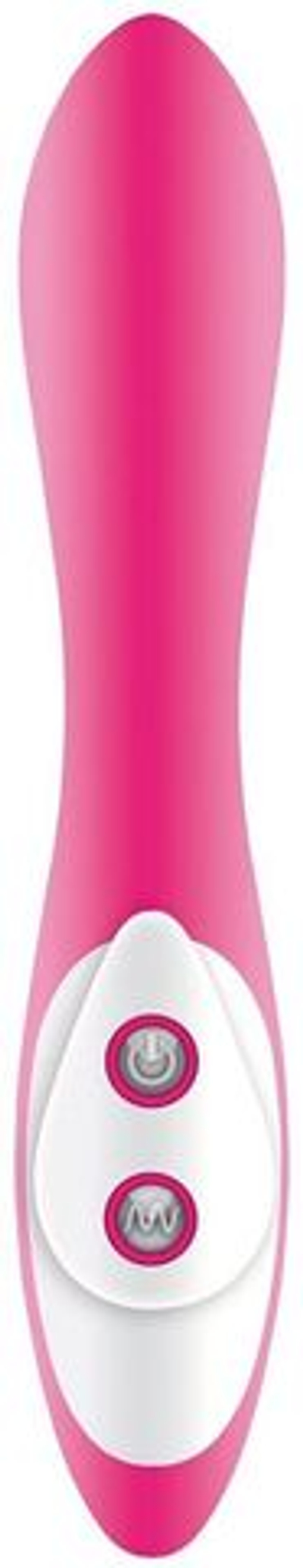 Розовый вибростимулятор простаты LArque Prostate Massager - 17,8 см. (Цвет: розовый)