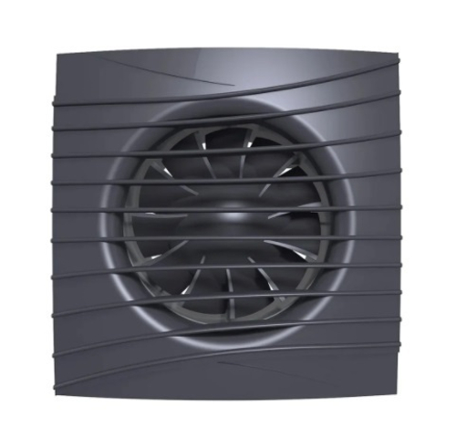 Вентилятор накладной ERA DiCiTi SILENT 5C dark gray metal dØ125