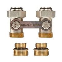 Узел нижнего подключения прямой 1/2"х3/4"EK Royal Thermo