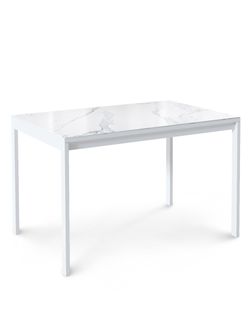 Стол Kenner LK1200, белый/керамика GLORIA WHITE арт.170190