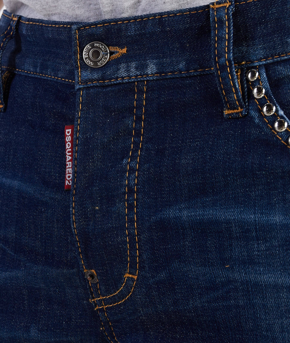 Джинсы SEXY TWIST JEAN Dsquared2 - темно-синий(S71LB1210 S30342)