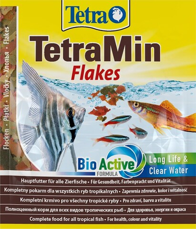 TetraMin Flakes корм для всех видов рыб в виде хлопьев 12 г (sachet)