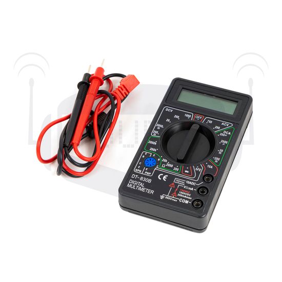 Мультиметр DT-830B черный