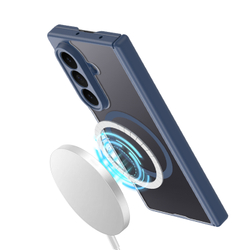 Усиленный чехол синего цвета с MagSafe для Samsung Galaxy Z Fold 8 Ultra, серия Expn Series Magnetic от Dux Ducis