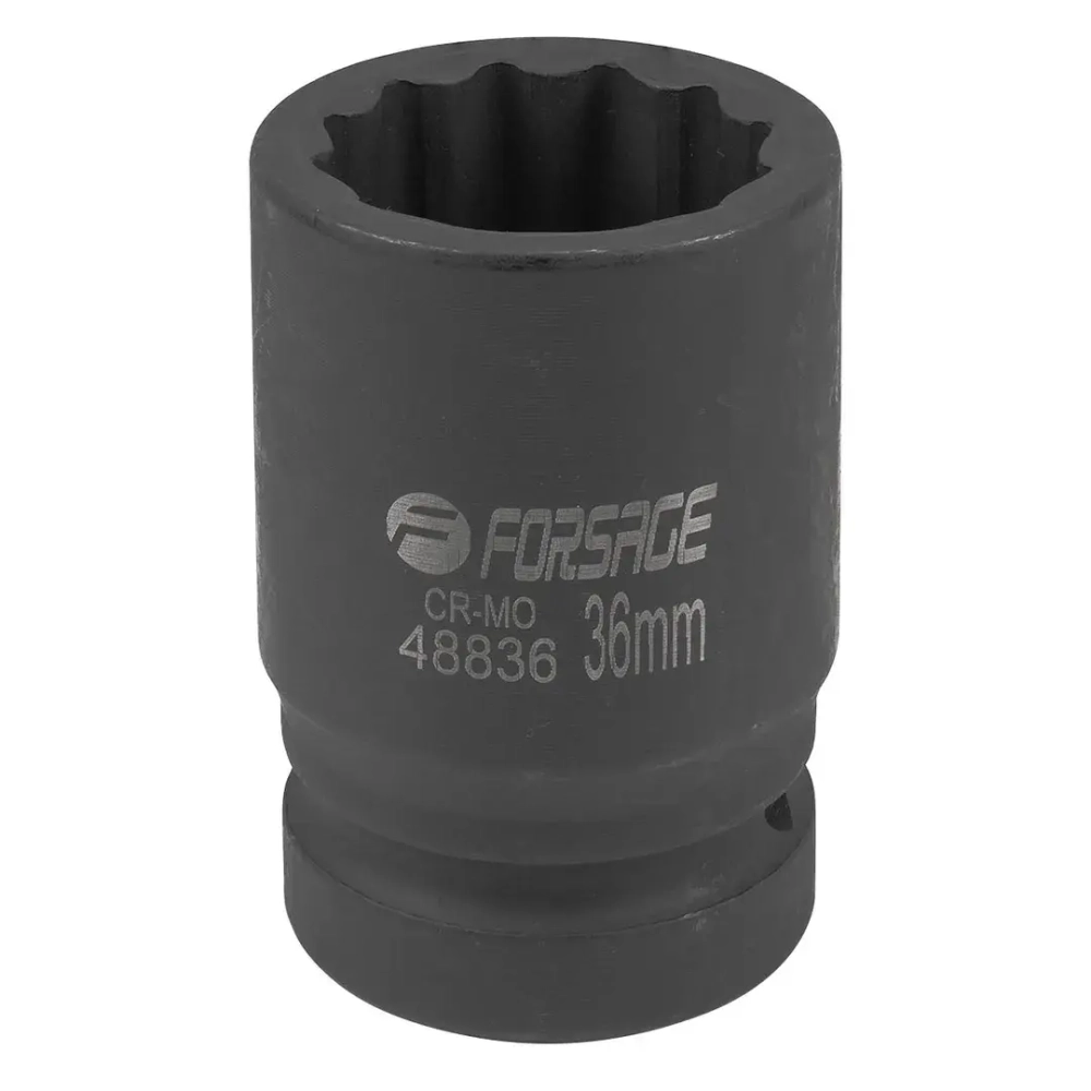 Головка ударная 1'', 36мм (12гр.) Forsage F-48836