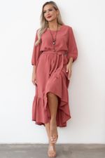 Платье Виолетта (коралл) Р11-1247 Nikol
