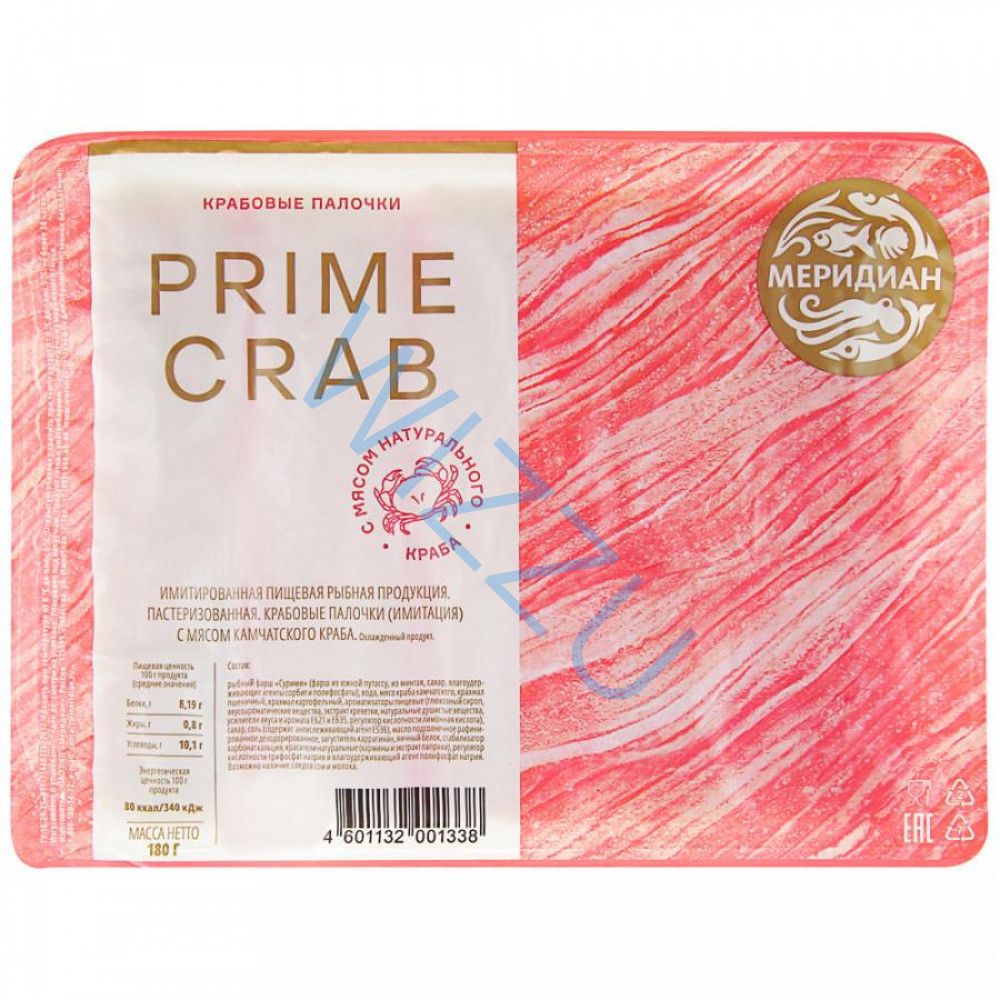 КРАБОВЫЕ ПАЛОЧКИ PRIME CRAB 1/180 ФАС