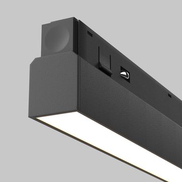 Диммируемый трековый магнитный светодиодный светильник 30W 3000К-6000К TR030-4-30W3K-WW-DS-B чёрный Dim Smart Basis Exility Maytoni