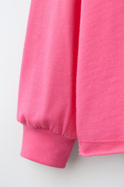 ZARA - FRUIT OF THE LOOM™ ФУТБОЛКА С ПРИНТОМ, НЕОНОВЫЙ РОЗОВЫЙ