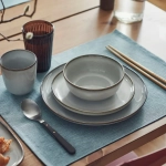 Миска IKEA GLADELIG (ГЛАДЕЛИГ), Серый, 14 см