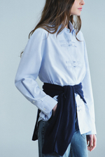 РУБАШКА OXFORD С АЛЖИРКАМИ ZW COLLECTION — ZARA