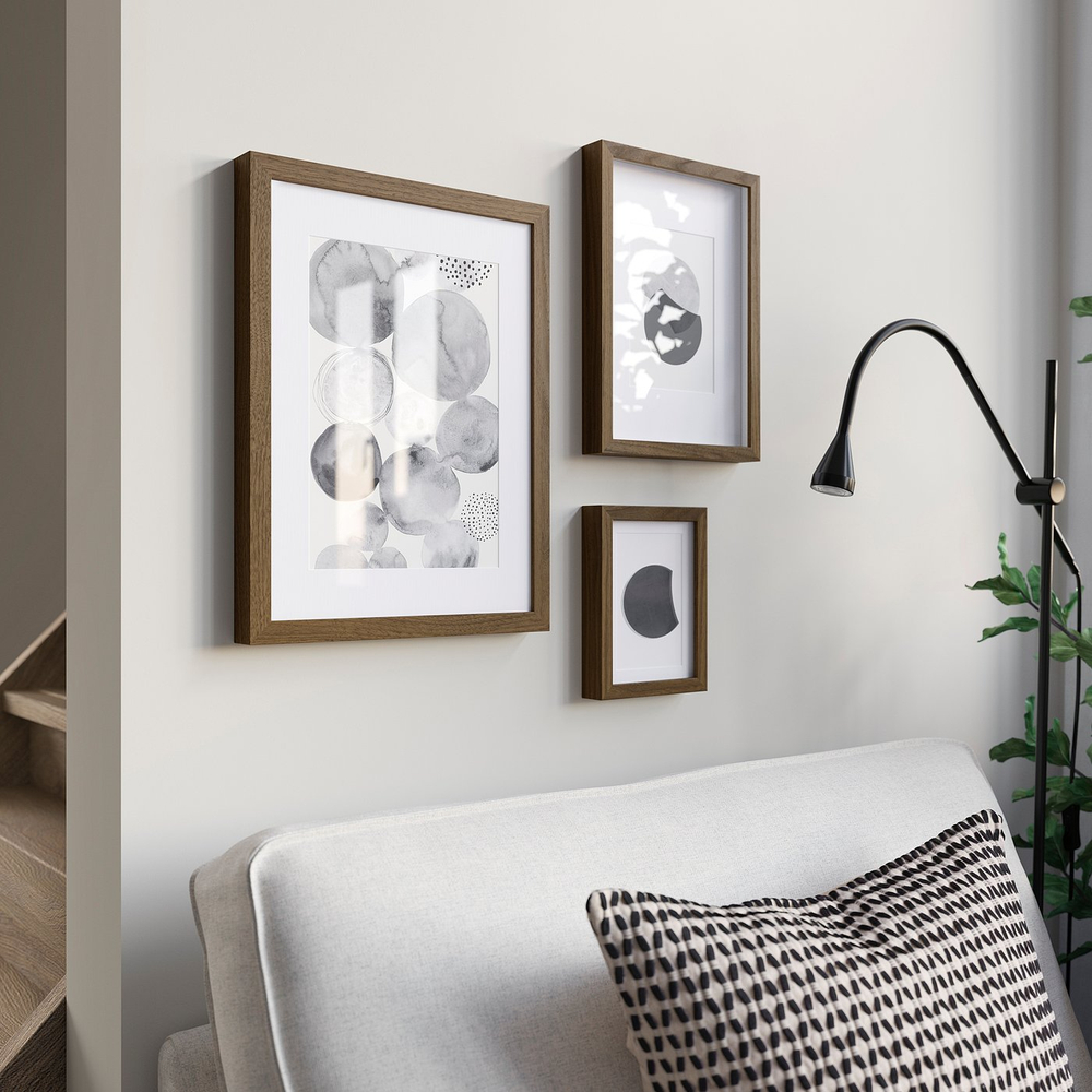 IKEA RÖDALM  (ИКЕА РЁДАЛМ)  -  Рамка - орех 30х40 см