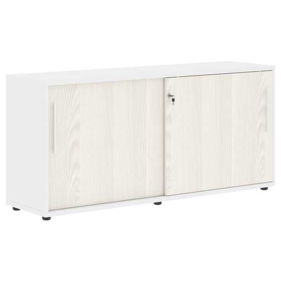 Шкаф низкий с дверьми купе ELC 1643  1606х430х750 EDIS