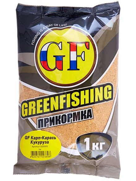 Прикормки GF 8кг КАРП/КАРАСЬ Кукуруза набор
