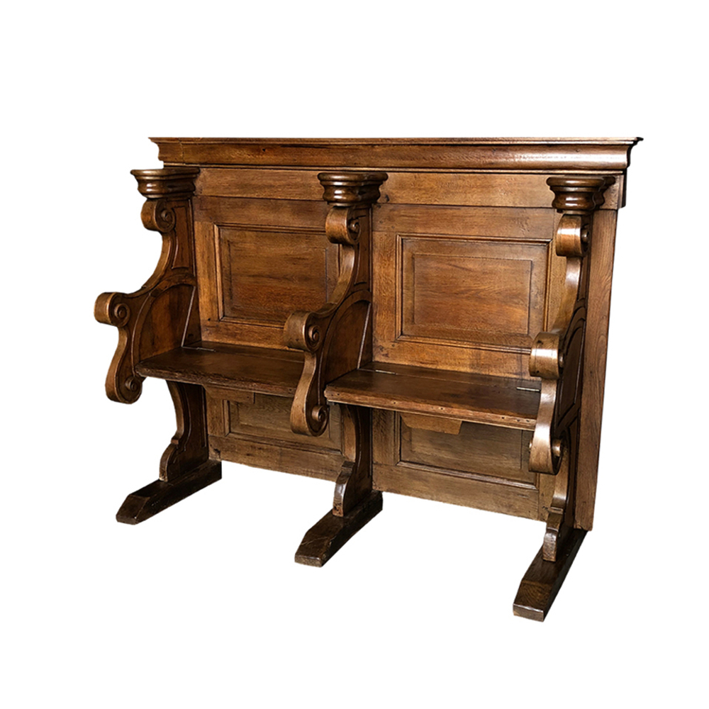 Церковная скамья 19 век Франция Roomers Antique AW-FC BENCH