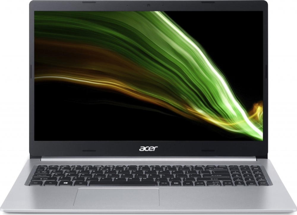 Ноутбук ACER A515-45-R58W (NX.A84EP.00E) 15.6"FHD IPS/R5 5500U 6C/8Gb/512Gb SSD/UMA/W11 (Eng) серебристый RuGrav