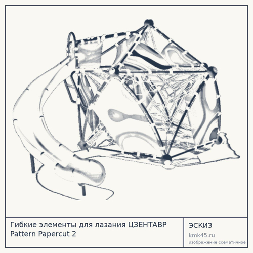 Гибкие элементы для лазания ЦЗЕНТАВР Pattern Papercut 2 — от 1 200 000 ₽