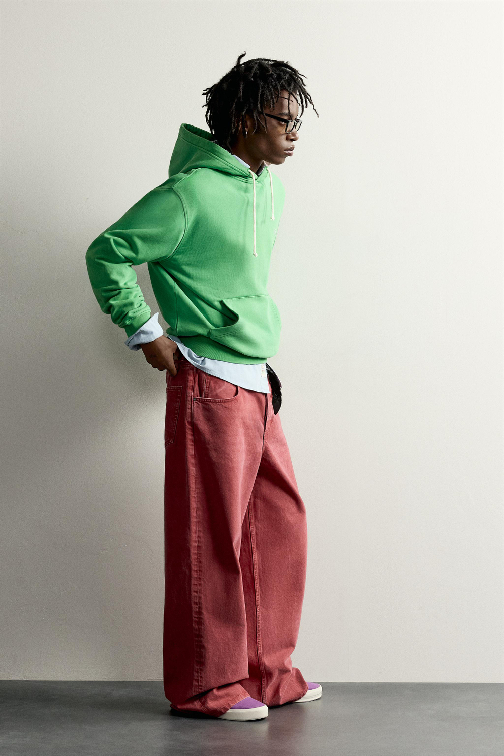 ДЖИНСЫ BAGGY FIT FRUIT OF THE LOOM™ — ZARA