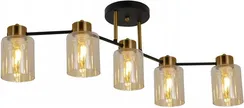 Потолочная люстра  IL6111-5COU-79 BK GD ILLUMICO