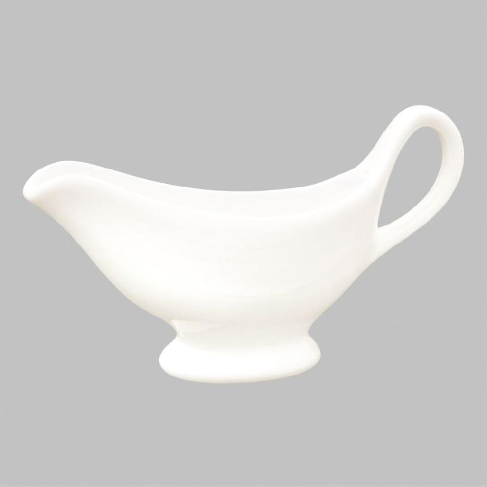 Соусник 125 мл 15,2*4,9 см с ручкой белый фарфор P.L. Proff Cuisine [8]