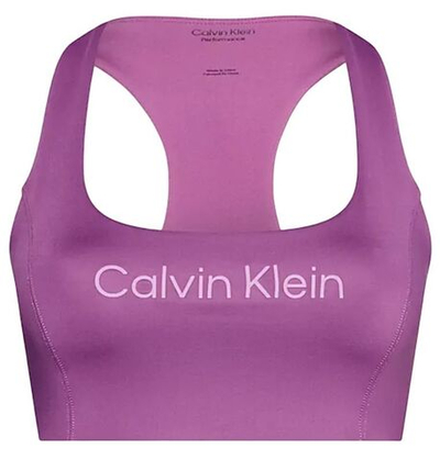 ТОП теннисный Calvin Klein Medium Support Sports Bra - amethyst