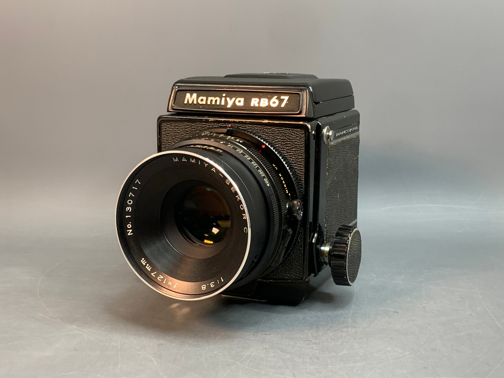 Mamiya RB67 + Mamiya 127mm f/3.8 Sekor C, плесень внутри объектива