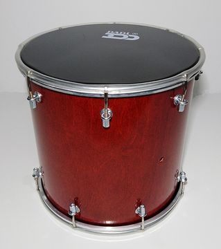BK-10K Барабан кавказский 10", 25х25,4 см, цвет — красный, Мастерская Бехтеревых