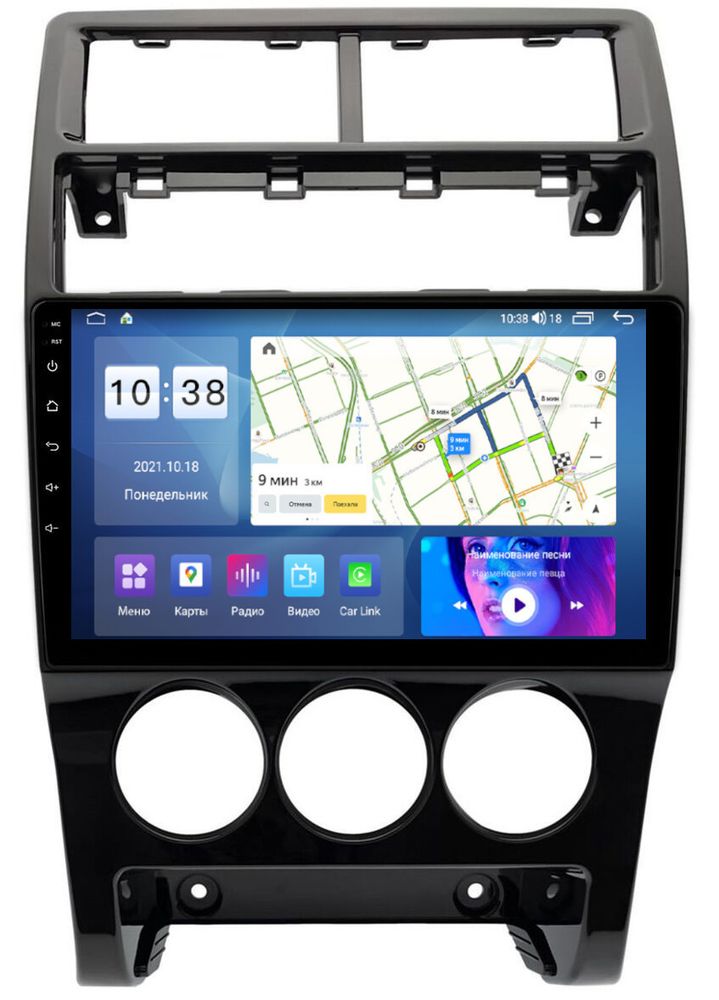 Магнитола для Lada Priora 2013-2018 - Parafar PF864UHD на Android 13, Быстрая, QLED, CarPlay, 4G SIM-слот
