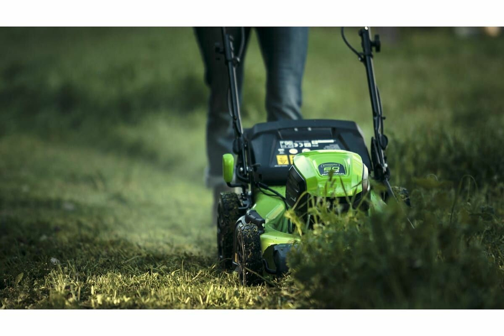 Газонокосилка аккумуляторная самоходная GREENWORKS GD60LM51SP 60В,51см,б/щ,без АКБ и ЗУ (2514307)