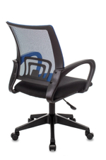 Кресло офисное TopChairs ST-Basic сетка/ткань синий