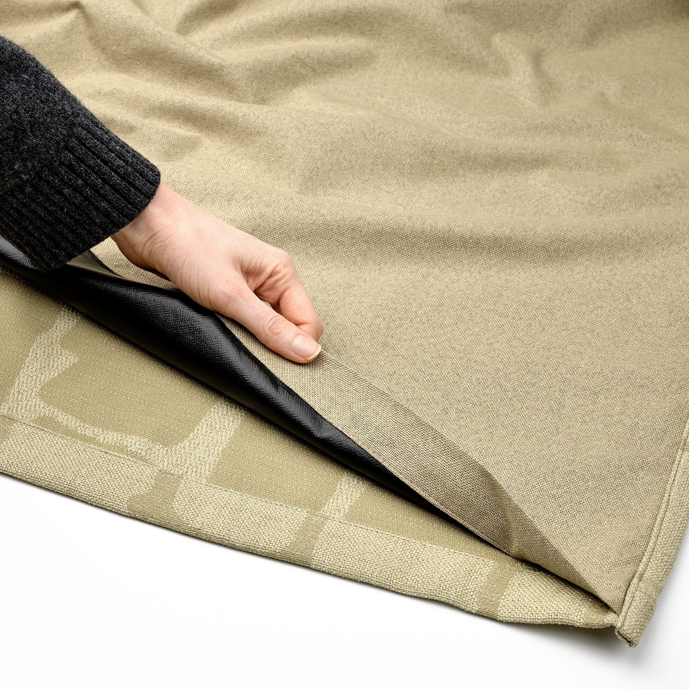Комплект штор IKEA LONNSTAVMAL, Оливковый, 145x250 см, 2 шт