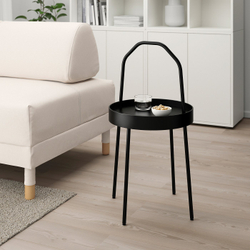 IKEA BURVIK  (ИКЕА БУРВИК)  -  Столик - черный 38 см