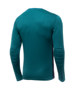 Футболка вратарская CAMP GK Padded LS, зеленый/черный/белый, детский