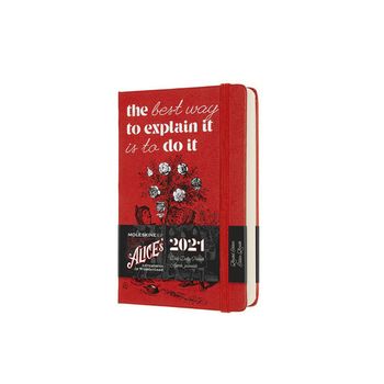 Ежедневник Moleskine LE Alice in wonderland Pocket 90x140 мм 400 стр (DAL12DC2Y21)