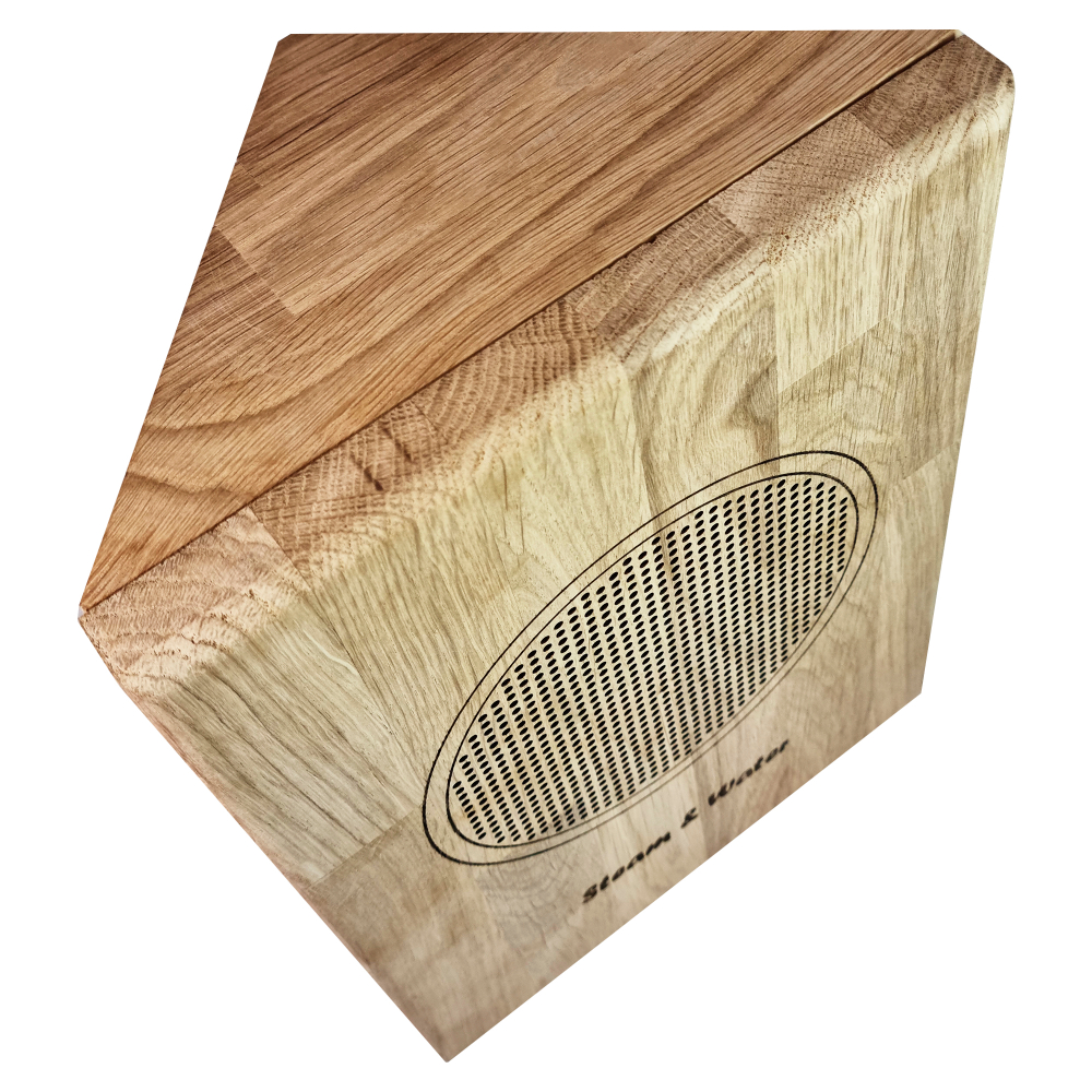 Дубовая сетка для динамика SW 525 White - Wood CORNER (прямоугольная угловаяя)
