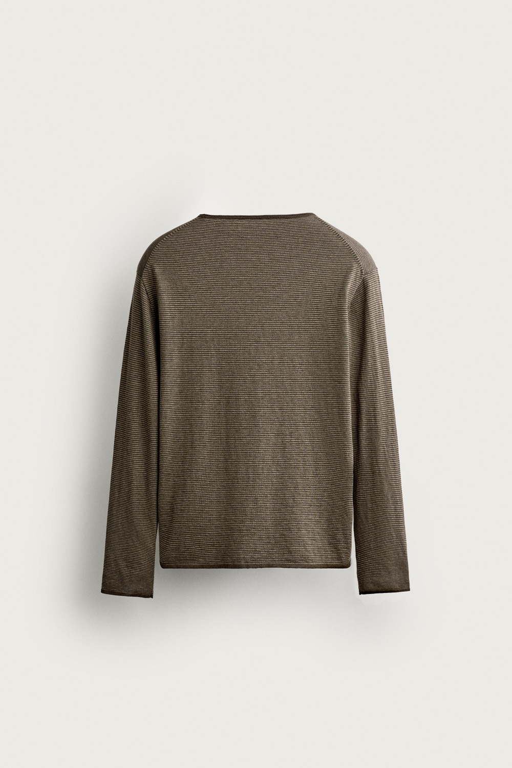 СВИТЕР В ПОЛОСКУ ИЗ ХЛОПКА И КАШЕМИРА — ZARA