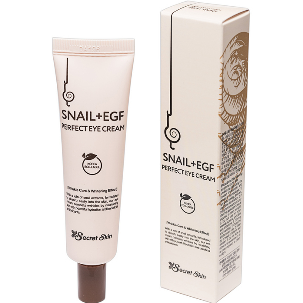 Крем для глаз с экстрактом улитки Snail+EGF Perfect Eye Cream 30гр. Страна производитель: Корея (Уход за лицом)