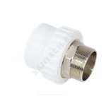 Муфта PP-R комбинированная белая Дн 32х1 1/4" НР под ключ VALFEX 10135132
